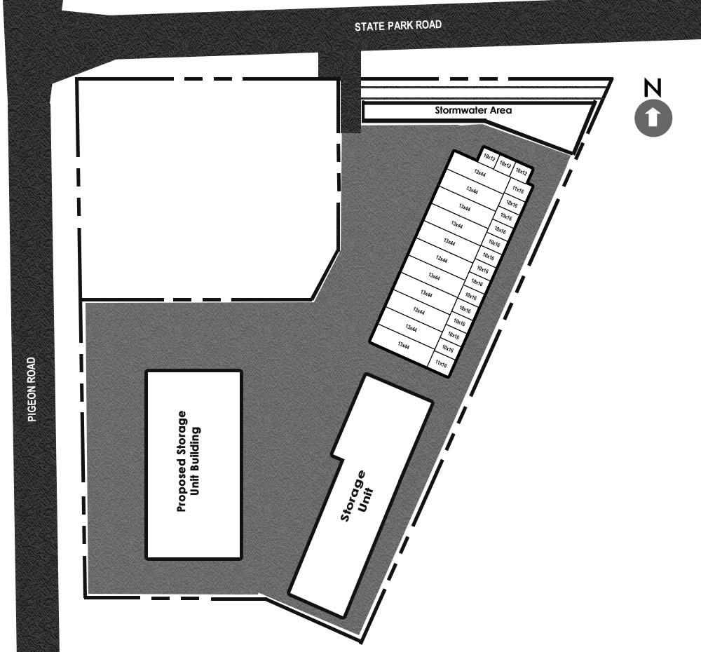 Sherwood's High Cliff Storage Facility Layout